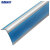 海斯迪克 直角pvc楼梯防滑条 自粘硅胶橡胶L型 蓝色灰底（5cm*2.5cm*1m）（2个起订）HK0007