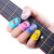 谋福 硅胶手指套 手指保护套 防滑防痛保护手指套 点钞翻书 (10个装) 粉色 S 