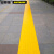 安赛瑞 PVC盲道板 地铁机场广场导盲防滑导向地贴 黄色条纹 10个装 25371