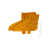 星工（XINGGONG）牛皮电焊护脚鞋套 防烫耐高温耐磨焊工脚套  1双装TY803下单备注尺码
