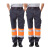安大叔 C326 防护工作裤警示服荧光橙拼深灰色 XXXL码 1件装