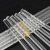 卫洋WYS-1480 玻璃搅拌棒 15CM*10个装 实验室引流导流棒高硼硅玻璃棒