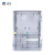 CYDB 用电透明插卡电表箱防水塑料盒户外明装盒 三相二户国网型