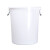 奕多美 塑料桶 380L白色无盖 加厚大号蓄水桶发酵桶