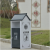 垃圾箱垃圾桶仿古果皮箱创意大号小区分类环保景区公园户外环卫桶 灰白 单桶48*40*92