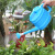卫洋WYS-1487 长嘴喷水壶 绿色 3.5L  塑料浇花浇水壶