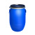 标燕 塑料桶加厚闭口化工桶清洁蓄水桶全新料开口柴油双环铁箍桶50L法兰桶（手柄款）