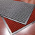 海斯迪克 HK-59 复合地毯 双条纹PVC地垫 防尘防水进门垫 除尘防滑地垫 暗红色 60*90cm