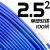 金联宇国标阻燃BVR1 1.5 2.5 4 6平方软多股铜芯家装电线铜线 2.5平方 单皮软线(100米)蓝色