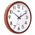 康巴丝（Compas）挂钟客厅钟表简约创意石英钟卧室现代田园时钟欧式挂表 C2891咖木