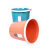 兰诗（LAUTEE）QX-2333 大号办公室压圈垃圾桶 颜色随机5个装