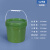适用于加厚级塑料桶密封油漆涂料酱料化工空桶15/20升5kg25/10L公斤 5L草绿色
