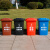 庄太太 【30L咖啡色湿垃圾】上海干湿分类分离加厚塑料环卫垃圾桶垃圾桶市政塑料垃圾桶