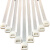 散卖超长扎带加厚大号1.5米国标10x1500高强度尼龙扎带加长定制HX 白色长1米5宽0.9厘米30条装