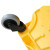 乐柏美商务用品（RUBBERMAID）行政系列WaveBrake防溢侧压式榨水车 黄色 防溅水设计一体成型 33L FG758088