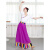 hawit藏族舞蹈服女艺考藏族舞蹈练习裙民族半身裙长袖藏族演出服连裆衣 紫色(单裙子) S