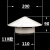 金格羽PVC75防雨帽多用实用屋顶塑料110挡雨天漏透气通气帽通风口的 25管子用红-色5-个