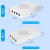4口SC光纤终端盒光纤盒接线盒光纤终端盒LC接口光缆光纤光端盒 小款白色满配