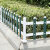 百舸 草坪护栏 PVC塑钢栅栏围栏 户外花园庭院绿化栏杆 棕色 1.2米高一米价