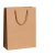 竹特 纸卡手提袋 牛皮色 竖版 32*11*44cm 50个 手提袋纸袋包装袋 企业定制