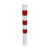 罗德力 钢管警示柱 道路弹力柱防撞防护柱 75cm红白(不带环)