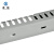 卓炫 灰色方形pvc塑料阻燃线槽 开口U型配线槽 走线槽 行线槽带盖 50*30（10米）