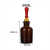 玻璃滴瓶棕色30 60 125ml白色玻璃点滴瓶实验室玻璃器皿实验器材 60ml棕色滴瓶