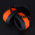 谋福（CNMF）236 降噪音学习防打呼噜睡眠用劳保防噪音头戴式耳机防护耳罩（桔色 防护耳罩 ）