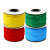 内齿梅花型机打号码管红黄蓝绿平方彩色PVC空白线号管0.75-10套管 8平方 红色