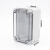 室外防水盒IP67户外防水接线盒透明盖ABS塑料密封盒防水箱 仪表盒 110*80*70