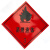 定制危险品警示牌铝板反光危险化学品标识油罐运输车标志牌凹凸标 铝牌2类不然气体(绿色)