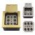 XSSITO146型开启式地插D型模块HDMI话筒USB网络舞台音响多功能地面插座 铜款（不含模块）