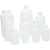 定制适用于大口广口小口细口PE塑料试剂瓶水剂瓶圆瓶样品瓶土样瓶 广口 200ml