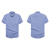 韦路堡（VLOBO word）VY2201003 夏季衬衫工作服男士短袖衬衫短袖衬衫工作服(定制) g 蓝色 S 