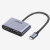 绿联丨Type-C扩展坞4转HDMI拓展坞USB多接口转换器；4合1双屏同显【USB3.0+PD】