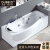 欧贝姿卫浴（oubeizi）欧式家用浴缸独立式小户型冲浪按摩恒温加热泡澡池成人亚克力浴池 五件套冲浪按摩+圆形恒温 1.5m