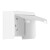 奥柯朗（AOKOLA）智能马桶插座防水罩漏保错位保护盖罩86明装加大卫生间浴室防溅盒 白色