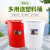 靓丽加（Lianglijia）工业大桶 红色 200号大容量塑胶油桶加厚桶塑料水桶含盖含提手