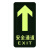 金诗洛 KSL213 PVC夜光地贴 疏散指示牌 消防通道标志牌 反光消防安全标识(安全出口左C-2)2个