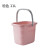 千惠侬号长方形水桶泡脚桶塑料拖把桶小方桶洗衣桶加厚手提储水 粉色11L