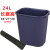 垃圾桶卫生间创意摇盖适用定制无盖厨房大号客厅垃圾筒长方形纸篓 42升无盖
