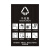 稳斯坦 WST134 上海垃圾分类标识标签 环保不可回收标志贴纸（可回收物50X70）
