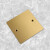 德威狮定制 10型铜地插盖板 地插底盒尘铜盖板 白板 铜盖子 地插盒盲板 120型不锈钢地插盖板