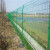 腾驰（CT） 绿色浸塑双边丝护栏网 铁丝网围栏高速公路铁路护栏隔离网厂区护栏 双边3.5+预埋柱 1.0mm注塑