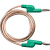 DCC2.5平方4mm香蕉插头线20A电力测试线/硅胶实验仪器导线 2.5平方1米