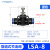 YFGPH 蓝色气动气管节流阀LSA-8插直径8mm管快插快速接头管道节流阀流量可调节阀门