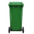 益美得 YY-120A苏州款加厚大号分类垃圾桶 环卫物业学校户外带轮垃圾桶果皮箱 120L绿色-可回收物