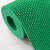 浴室防滑垫厨房地垫卫生间洗手间厕所防水胶地毯pvc塑料脚垫镂空 绿色 0.9米宽×5米长（4.5MM中厚）
