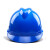 岩扬 V型ABS安全帽工地 新国标 领导监理 施工建筑 电力电绝缘安全头盔 V型蓝色 