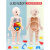 IGIFTFIRE儿童医学科教儿童早教身体摆件拼装人体结构器官骨骼解剖内脏道具 人体模型(附认知卡)+围裙